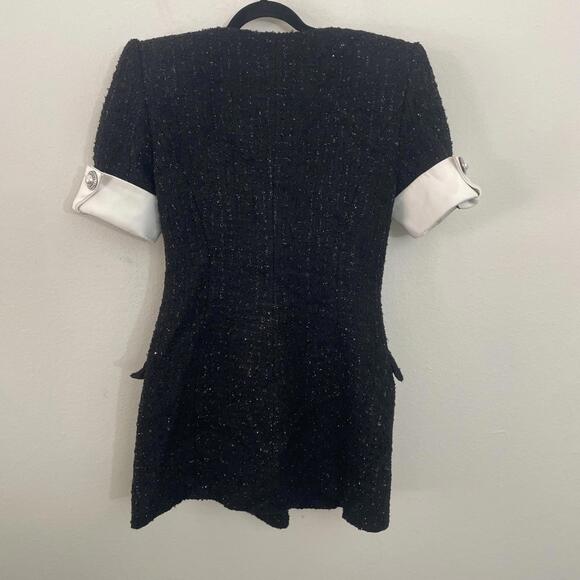 Retrofete Noreen Dress black tweed tweed size L NWT $478msrp - Picture 8 of 10